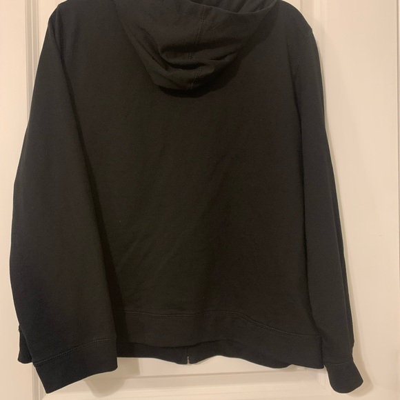 Black Sequin Womens Hoodie - Picture 3 of 8